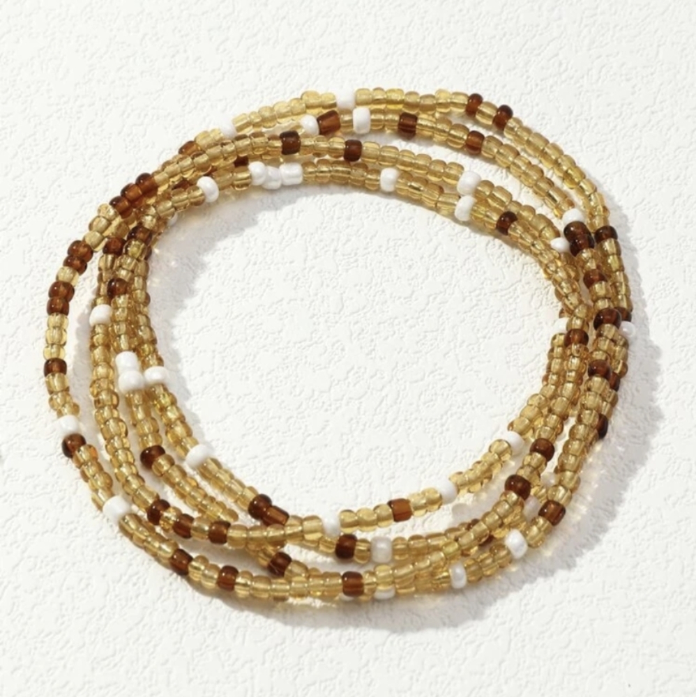 Stretchy Beads Waist chain, Anklet, Bracelet, Necklace